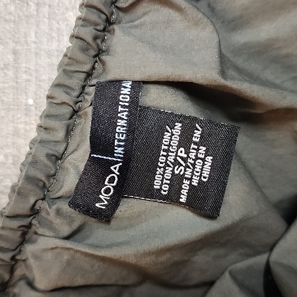 Mode International brand cargo style one shoulder dress - Picture 9 of 10